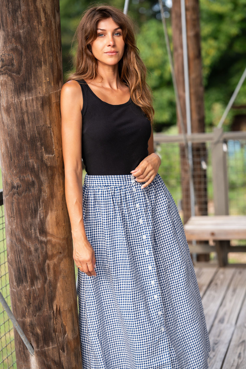 Perry Gathered Midi Skirt - 5 Prints Options