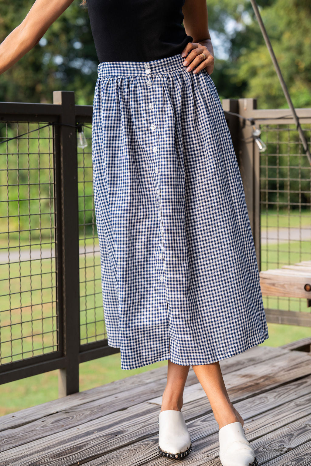 Perry Gathered Midi Skirt - 5 Prints Options