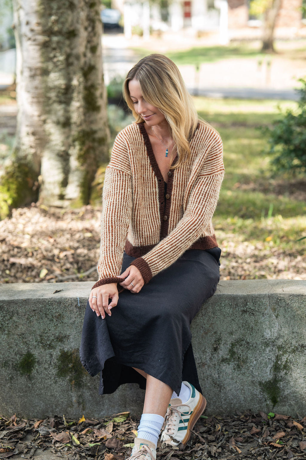 Finn V-Neck Wool Cardigan Made to Order