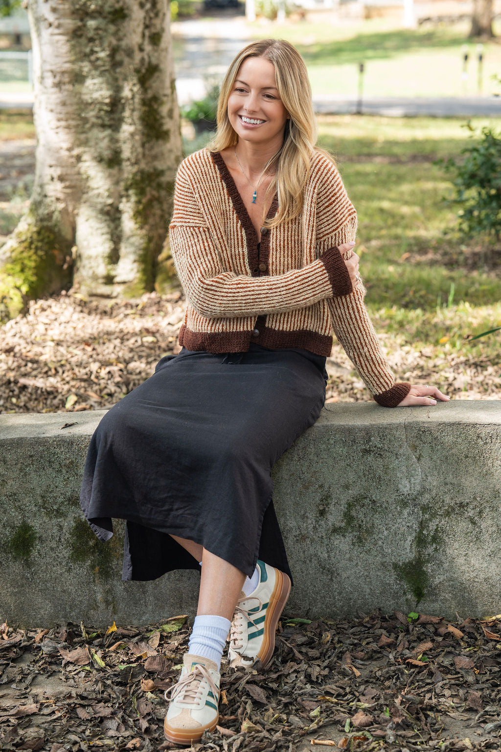 Finn V-Neck Wool Cardigan Made to Order