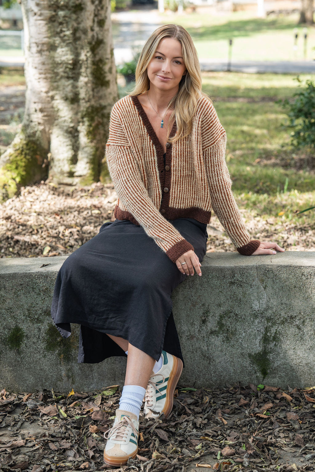 Finn V-Neck Wool Cardigan Made to Order