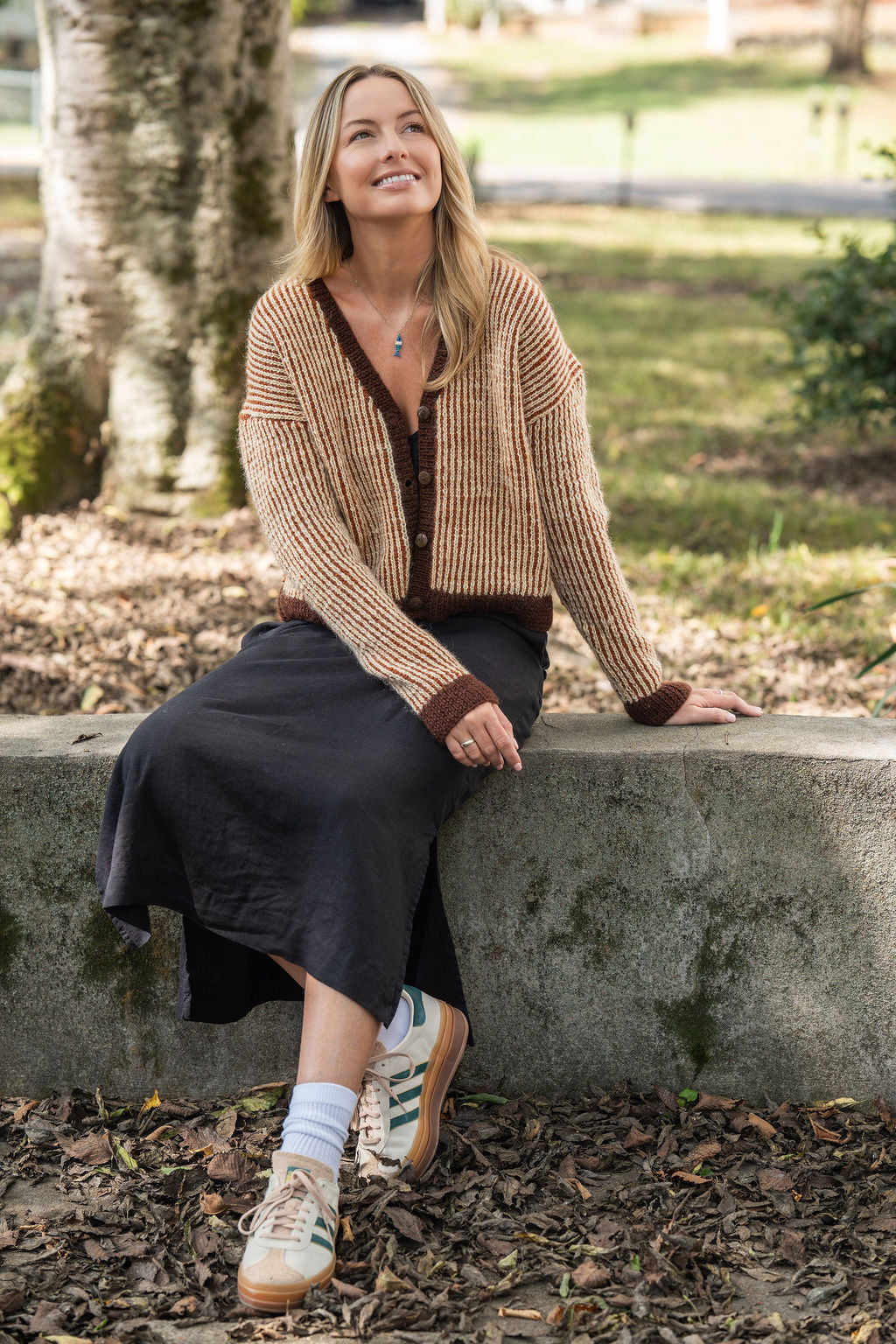 Finn V-Neck Wool Cardigan Made to Order