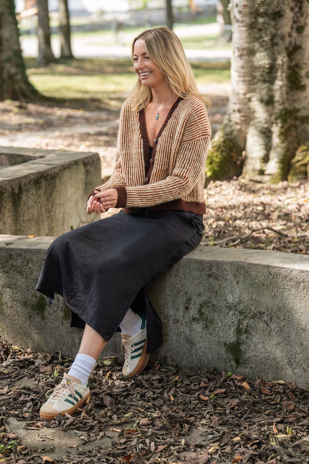 Finn V-Neck Wool Cardigan Made to Order