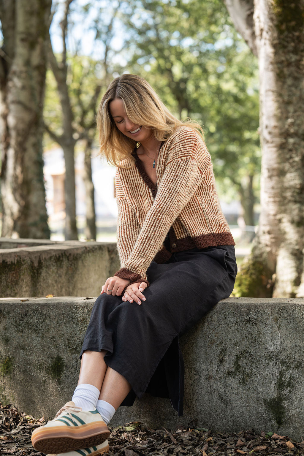 Finn V-Neck Wool Cardigan Made to Order