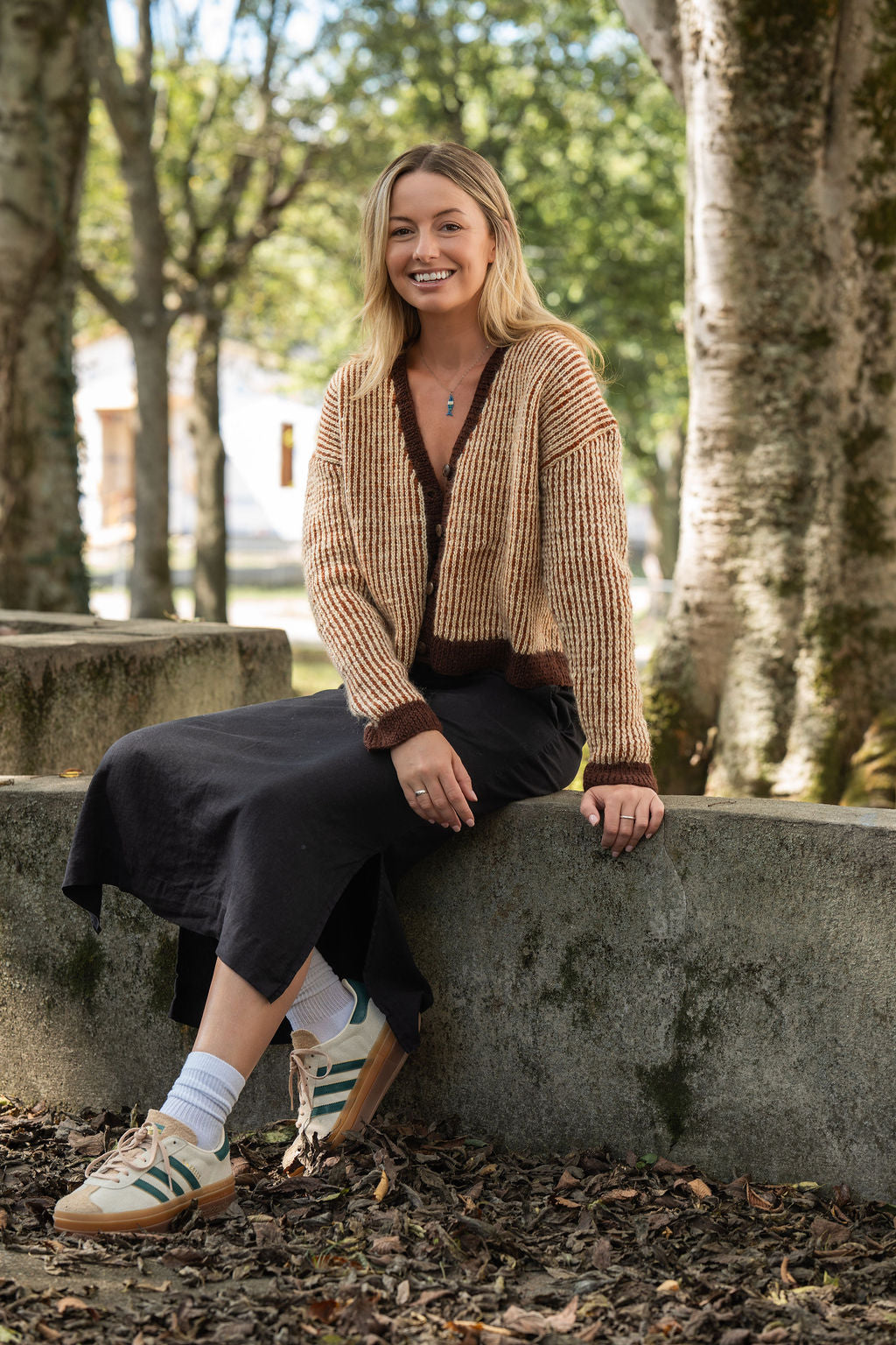 Finn V-Neck Wool Cardigan Made to Order