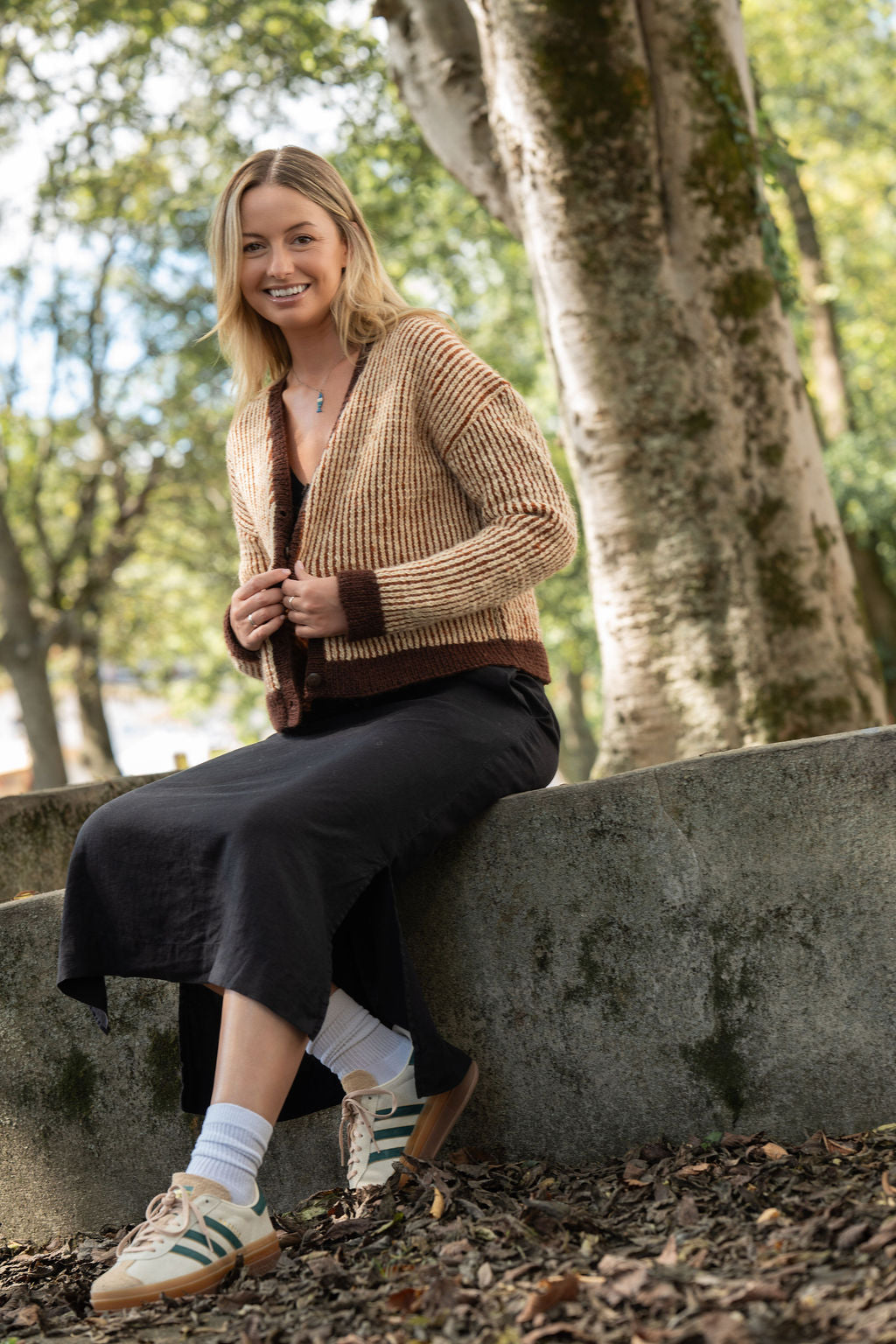 Finn V-Neck Wool Cardigan Made to Order