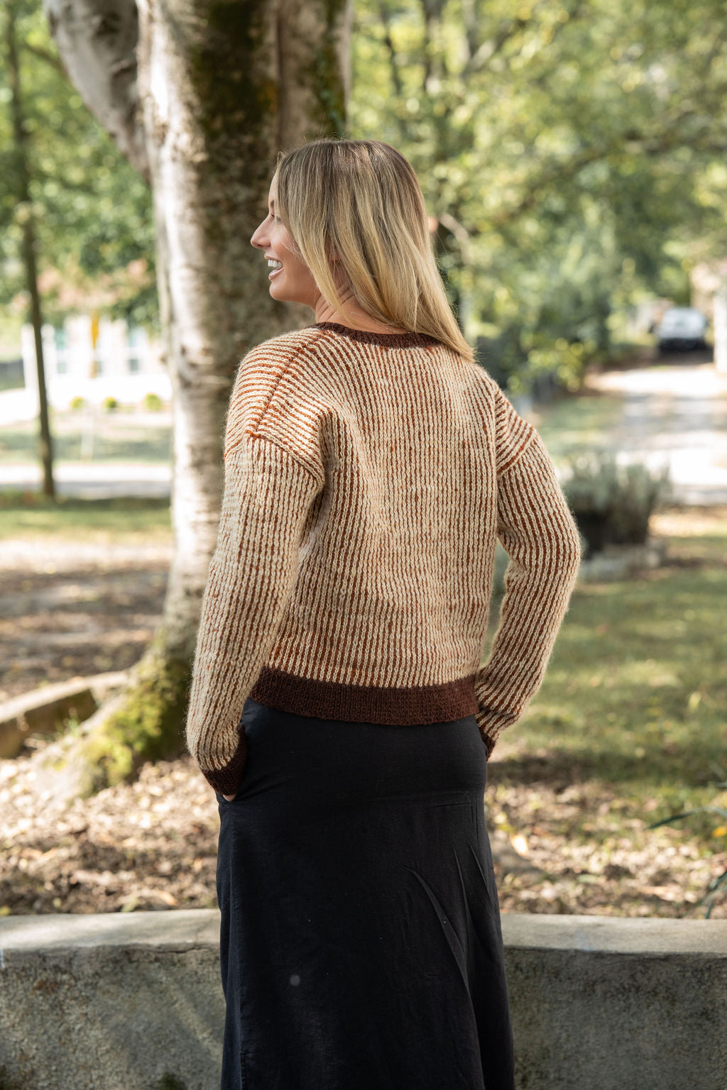 Finn V-Neck Wool Cardigan Made to Order