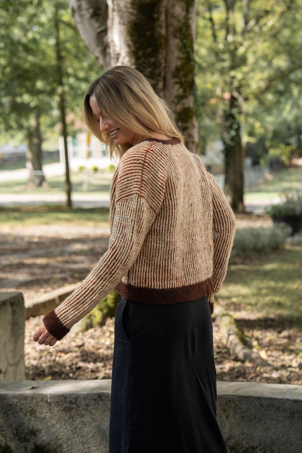 Finn V-Neck Wool Cardigan Made to Order