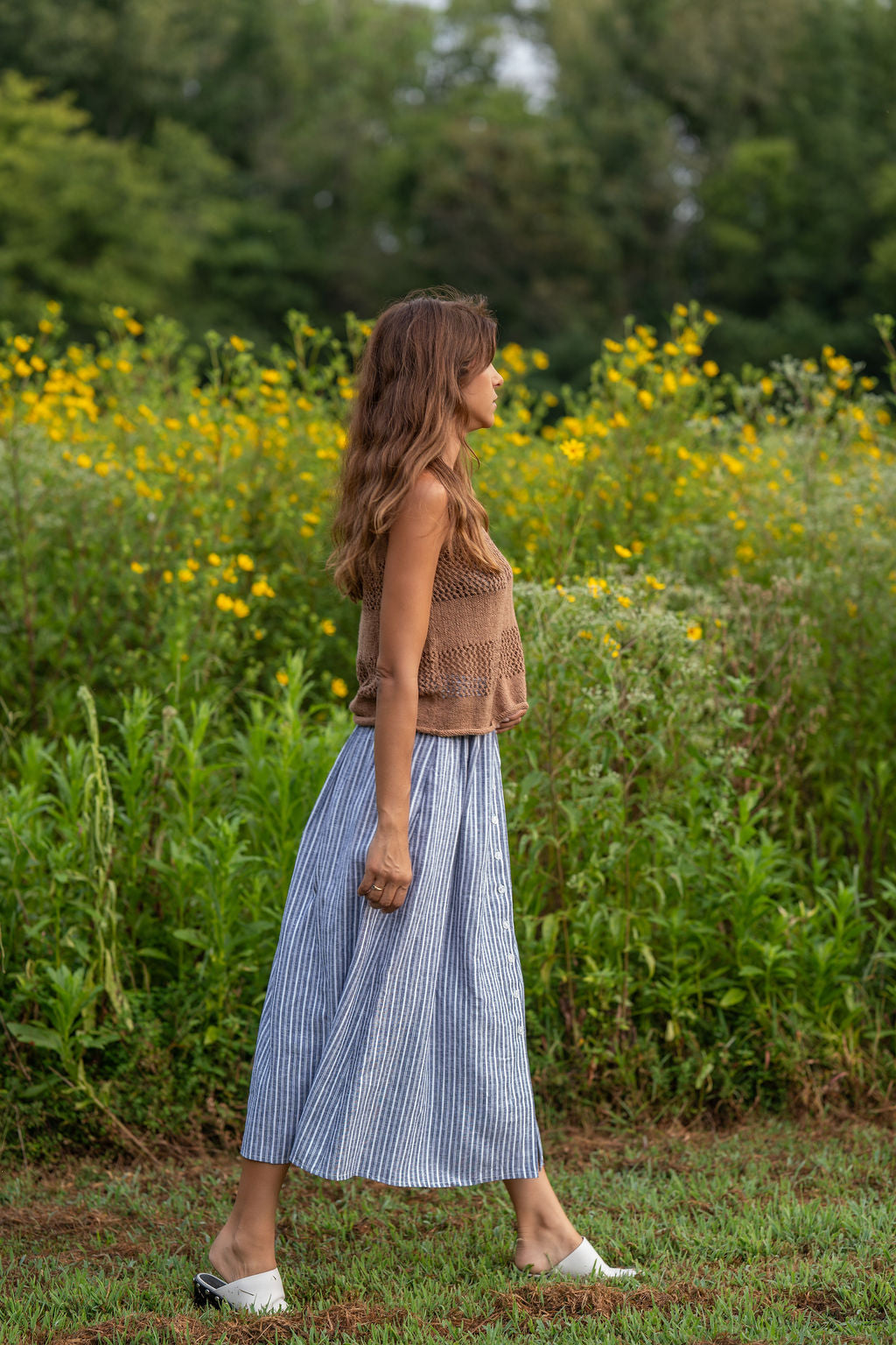 Perry Gathered Midi Skirt - 5 Prints Options