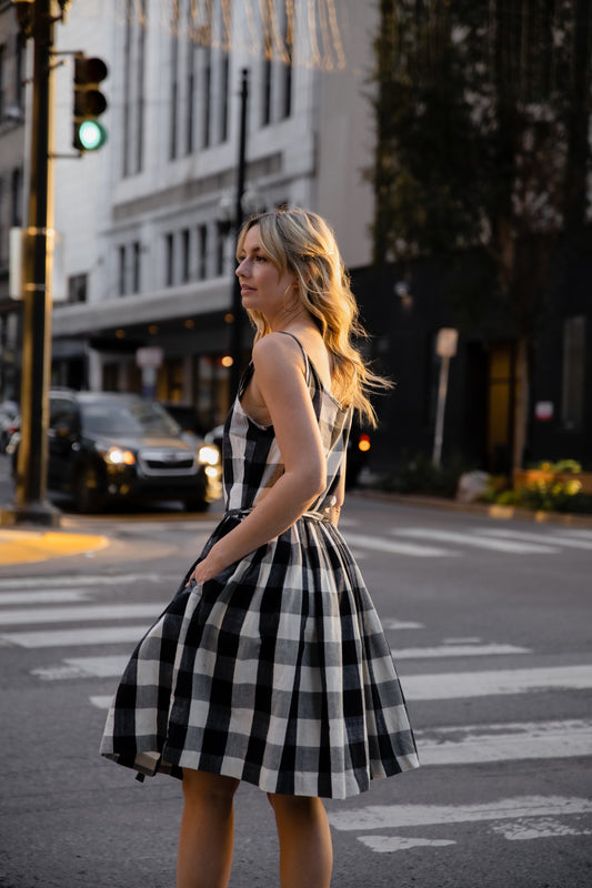 Katarina Handwoven Cotton Dress Made to Order