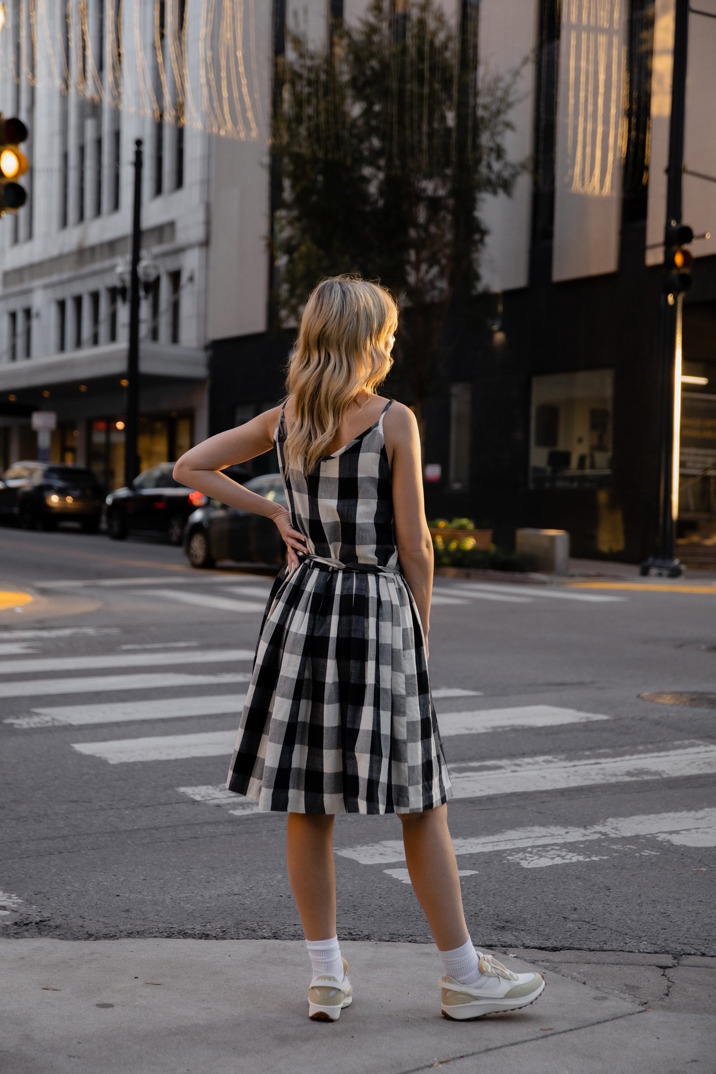 Katarina Handwoven Cotton Dress Made to Order