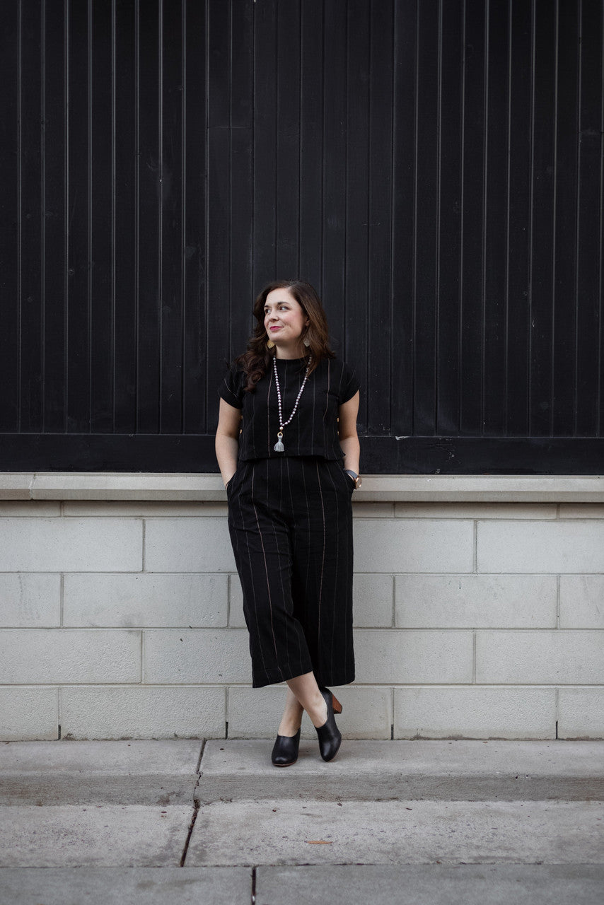 Katie Handwoven Crop Pants in Multiple Colors – LizAlig