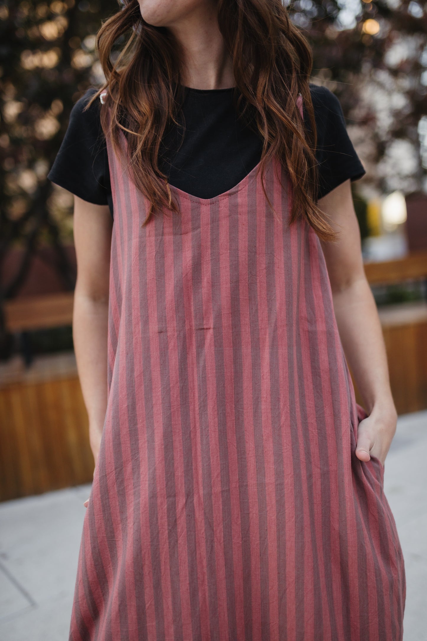 Robbi Handwoven Cotton Dress Samples - XS and XL Left