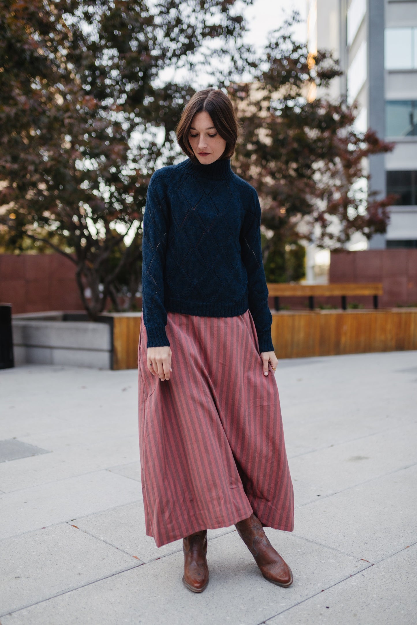 Robbi Handwoven Cotton Dress Samples - XS and XL Left