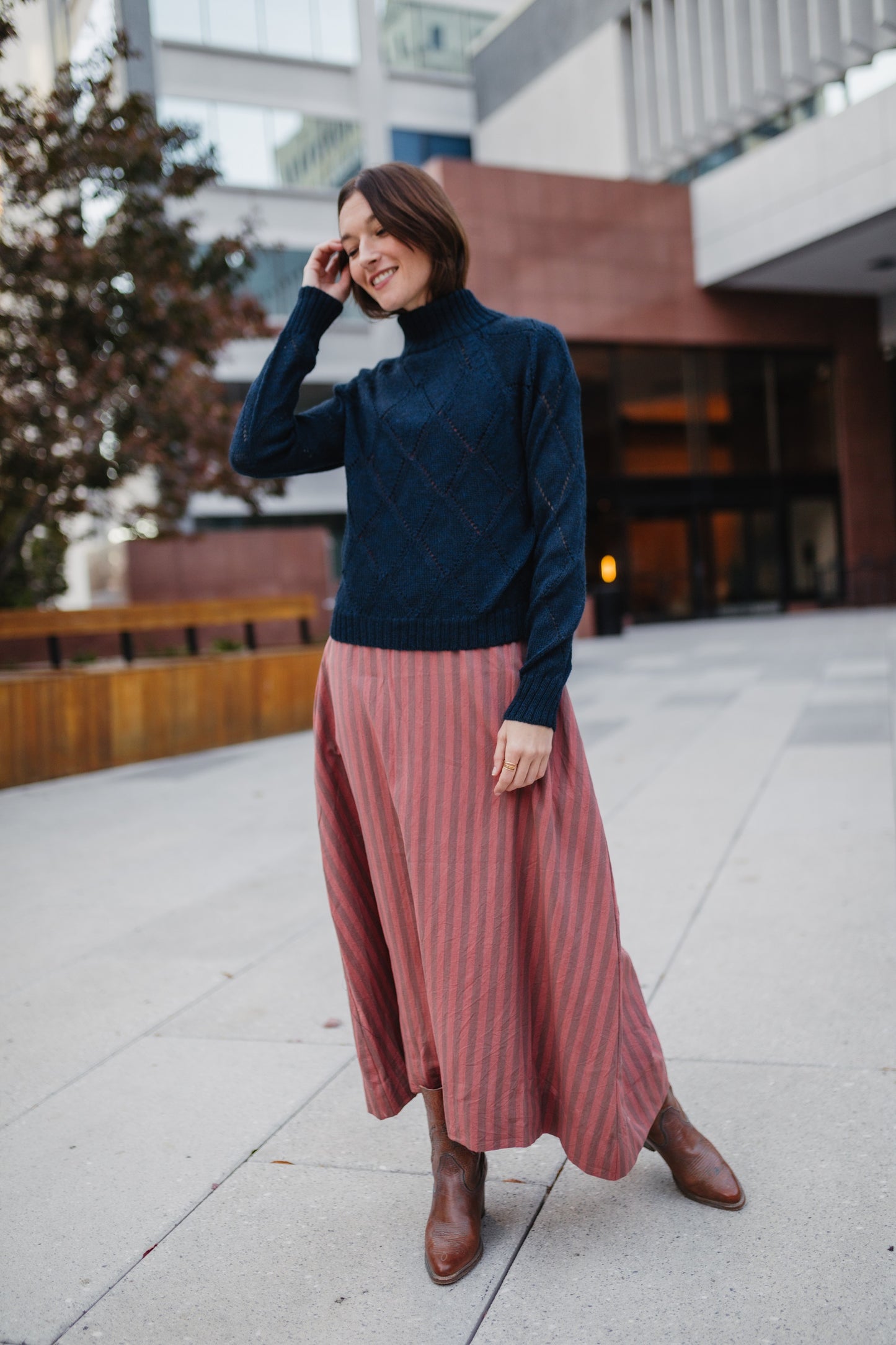 Robbi Handwoven Cotton Dress Samples - XS and XL Left