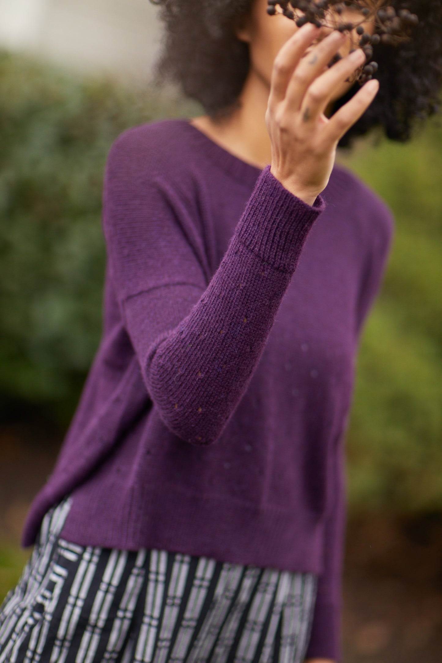 Baby Alpaca Pullover Sweater in Rust Made to Order