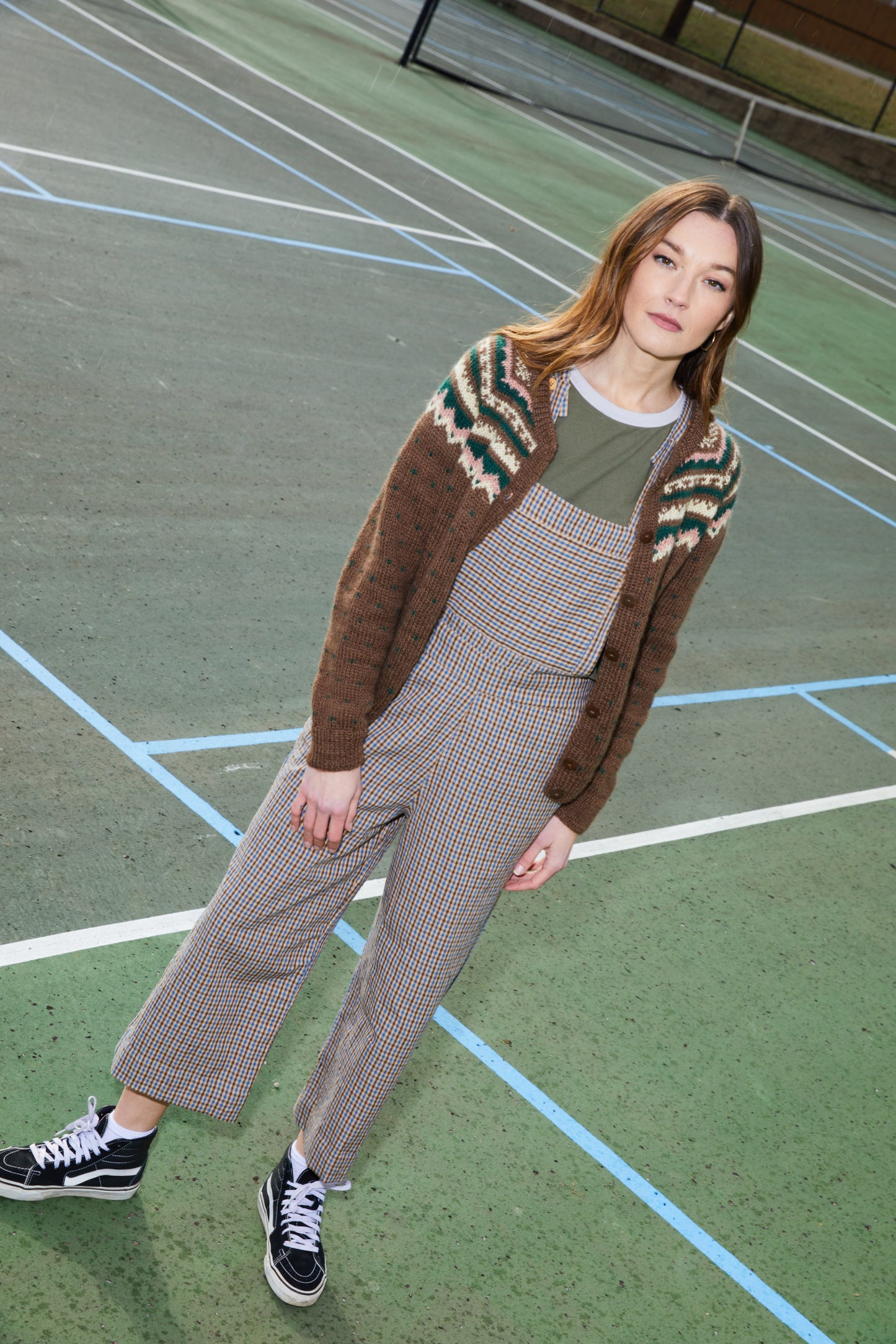 Hand Knit Nepali Wool Florence Cardigan Sweater in Black Made to Order