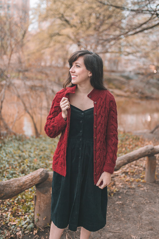 how to style a chunky sweater without feeling frumpy