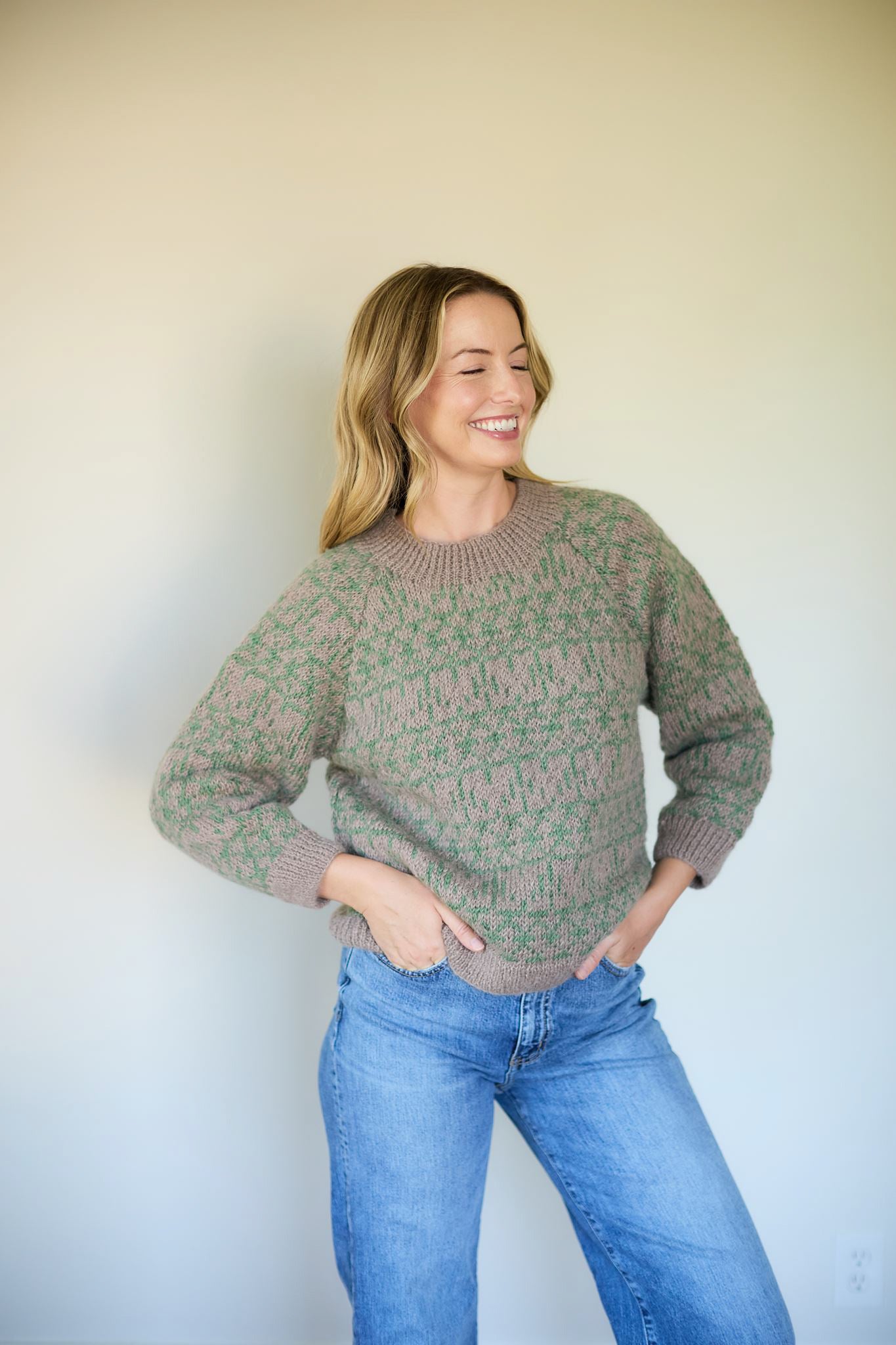Violet Wool Pullover Made to Order