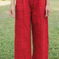 Handwoven Cotton Katie Set in Red - XS, M and L Shirt