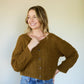 Ethel Pashmina Cardigan in Chestnut Made to Order