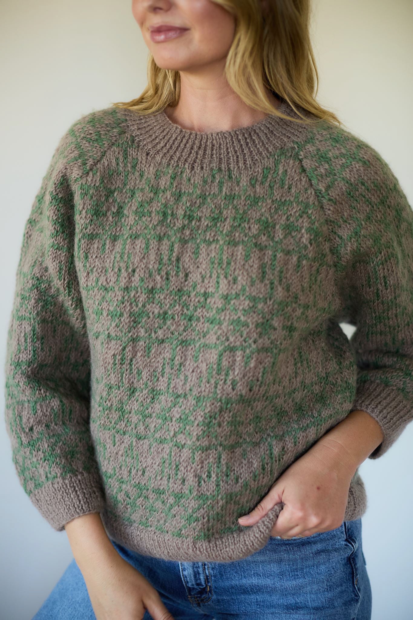 Violet Wool Pullover Made to Order