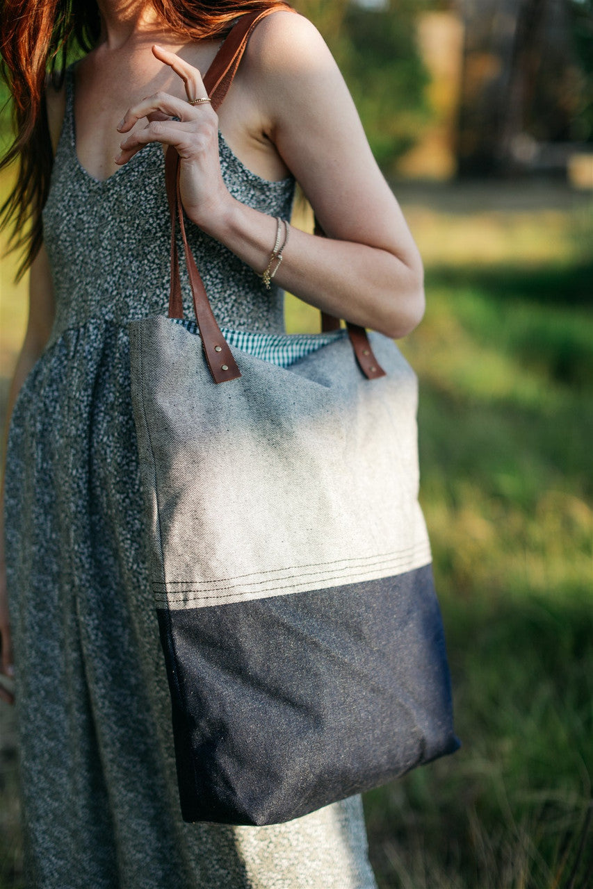 Faro Dress in Black and White Gingham Cotton Made to Order