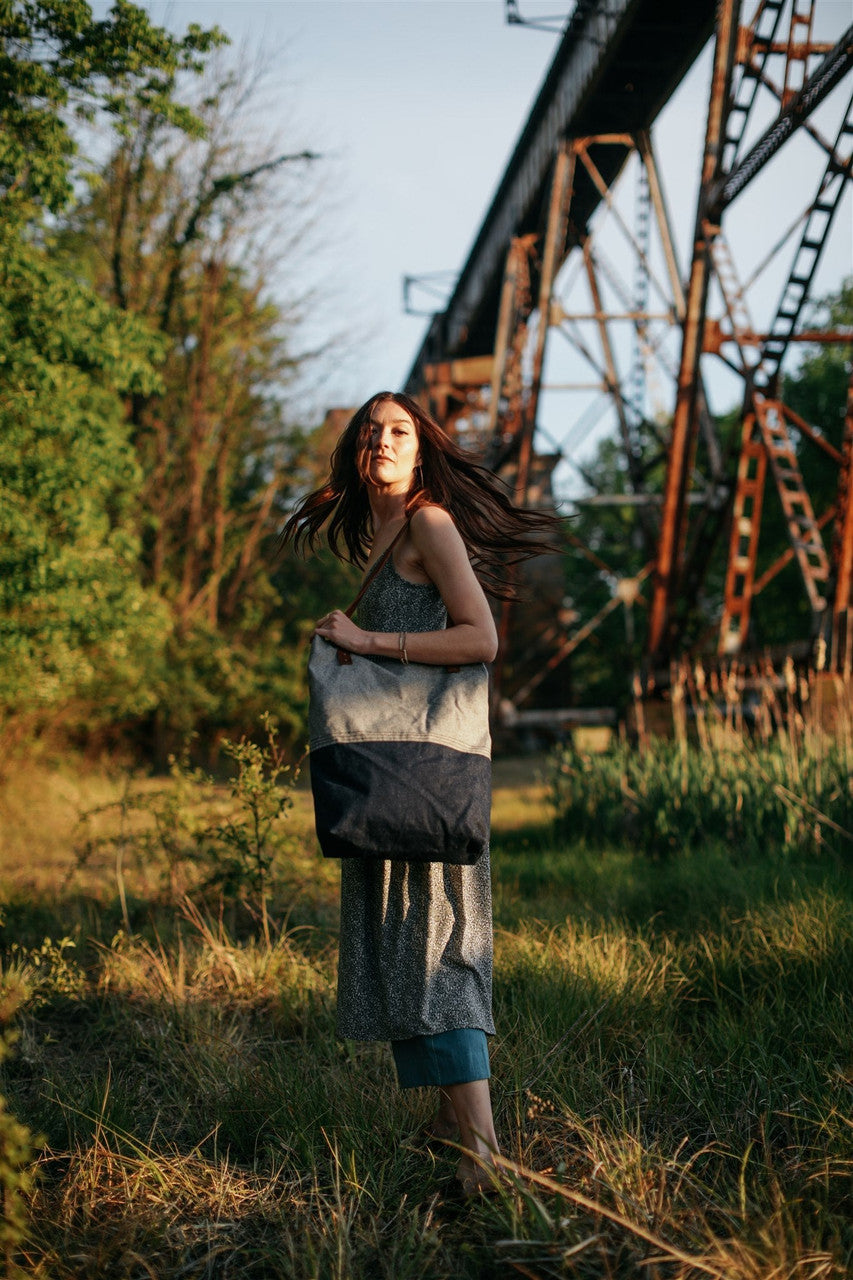 Faro Dress in Black and White Gingham Cotton Made to Order