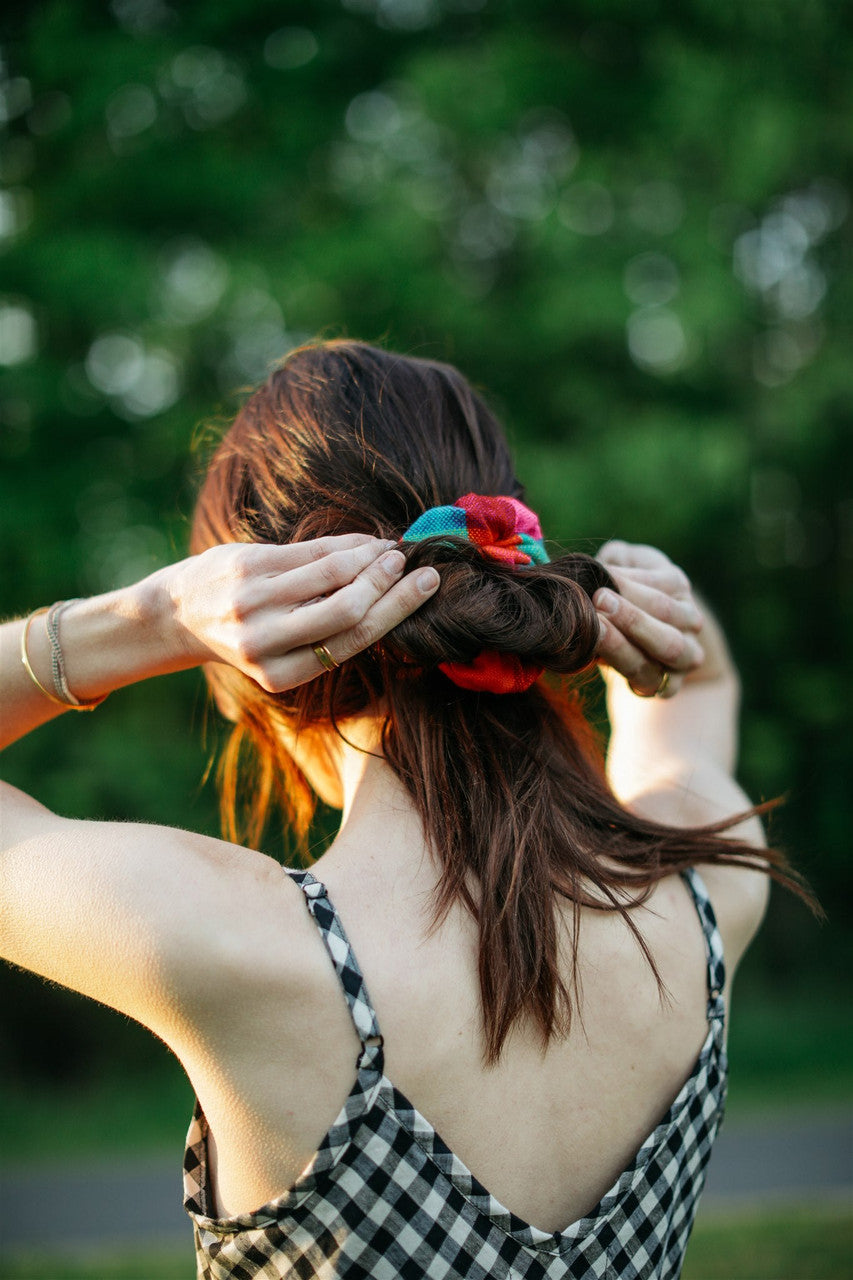 Faro Dress in Black and White Gingham Cotton Made to Order