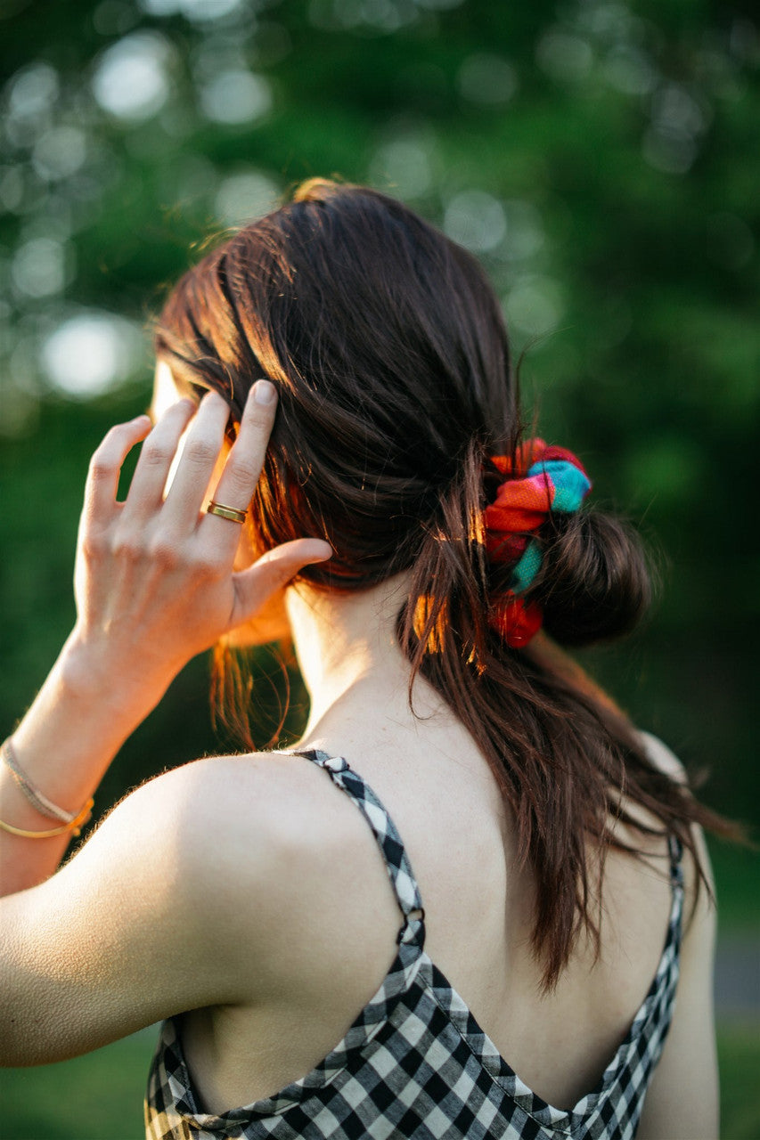 Faro Dress in Black and White Gingham Cotton Made to Order