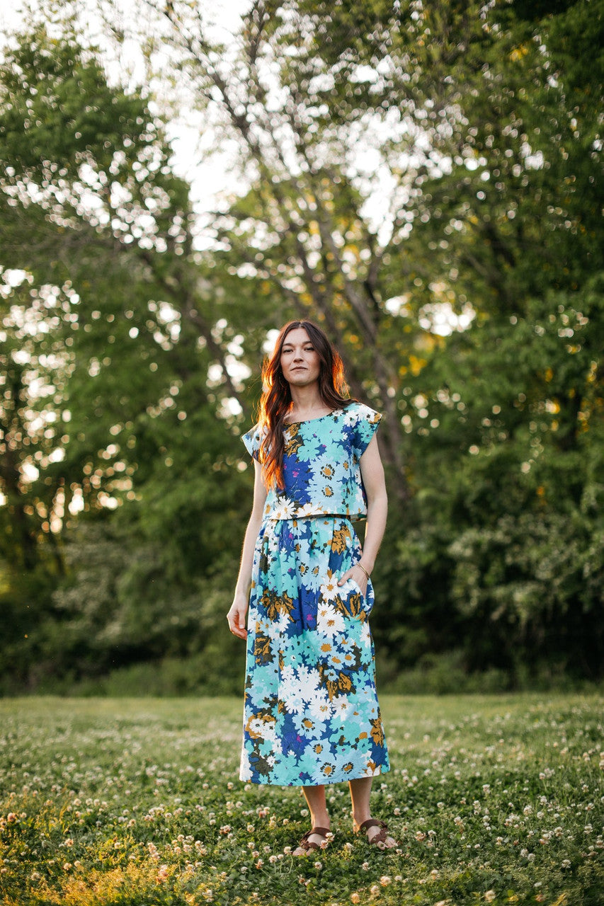 Claudia Floral Skirt Set Made to Order