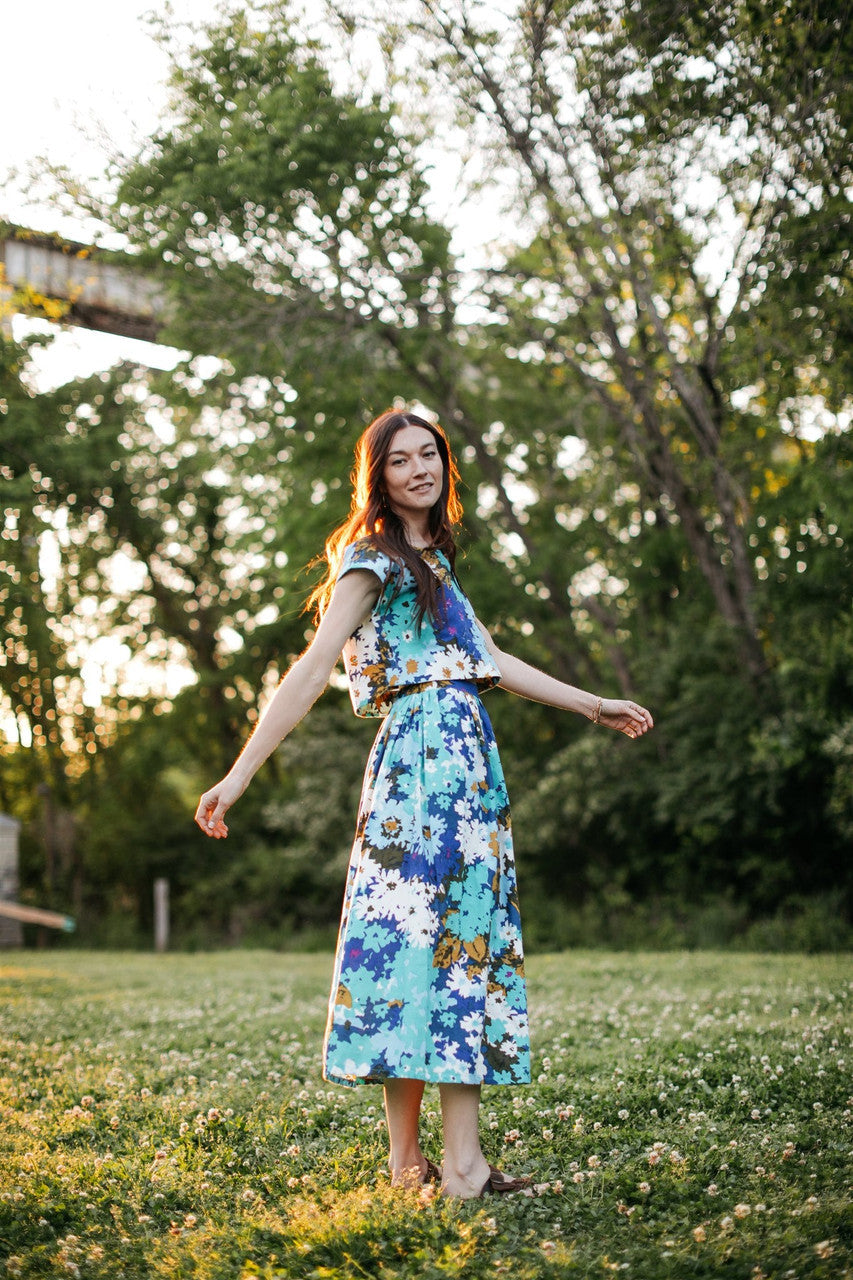 Claudia Floral Skirt Set Made to Order