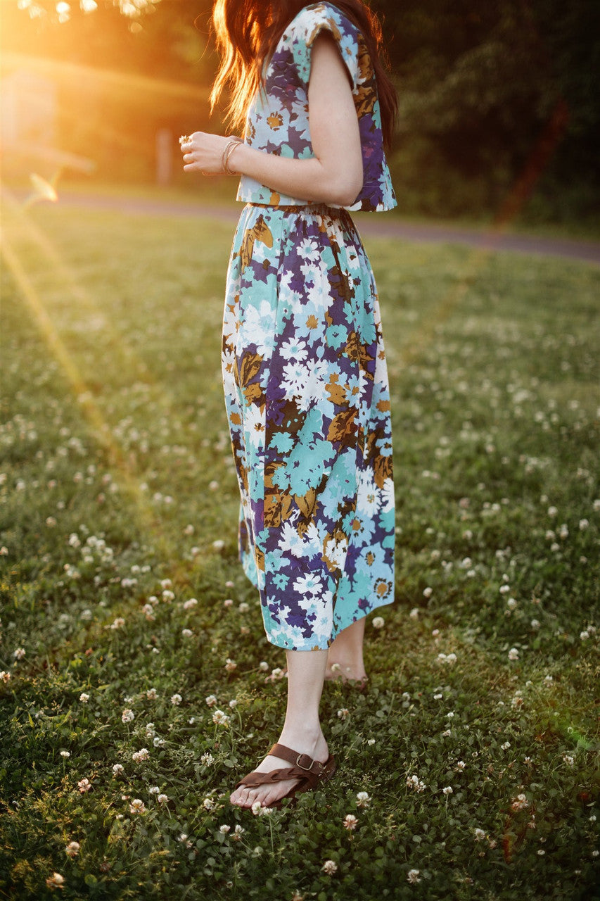 Claudia Floral Skirt Set Made to Order