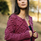 Hand Knit Nepali Wool Jill Sweater in Violet Made to Order