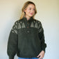 Imogene Oversized Wool Henley in Fern Made to Order