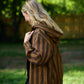 Maria Handwoven Cotton Jacket in Brown Stripe