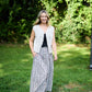 Perry Gathered Midi Skirt Made to Order