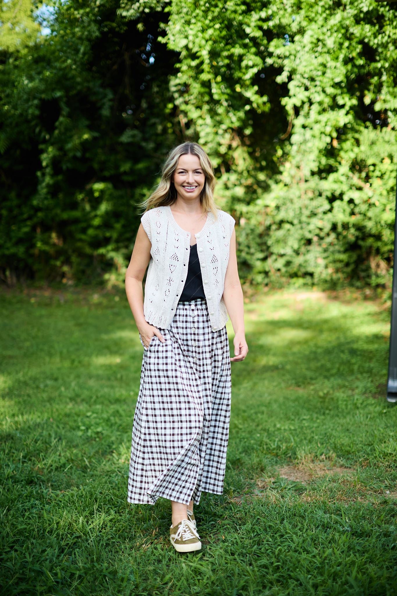 Perry Gathered Midi Skirt Made to Order