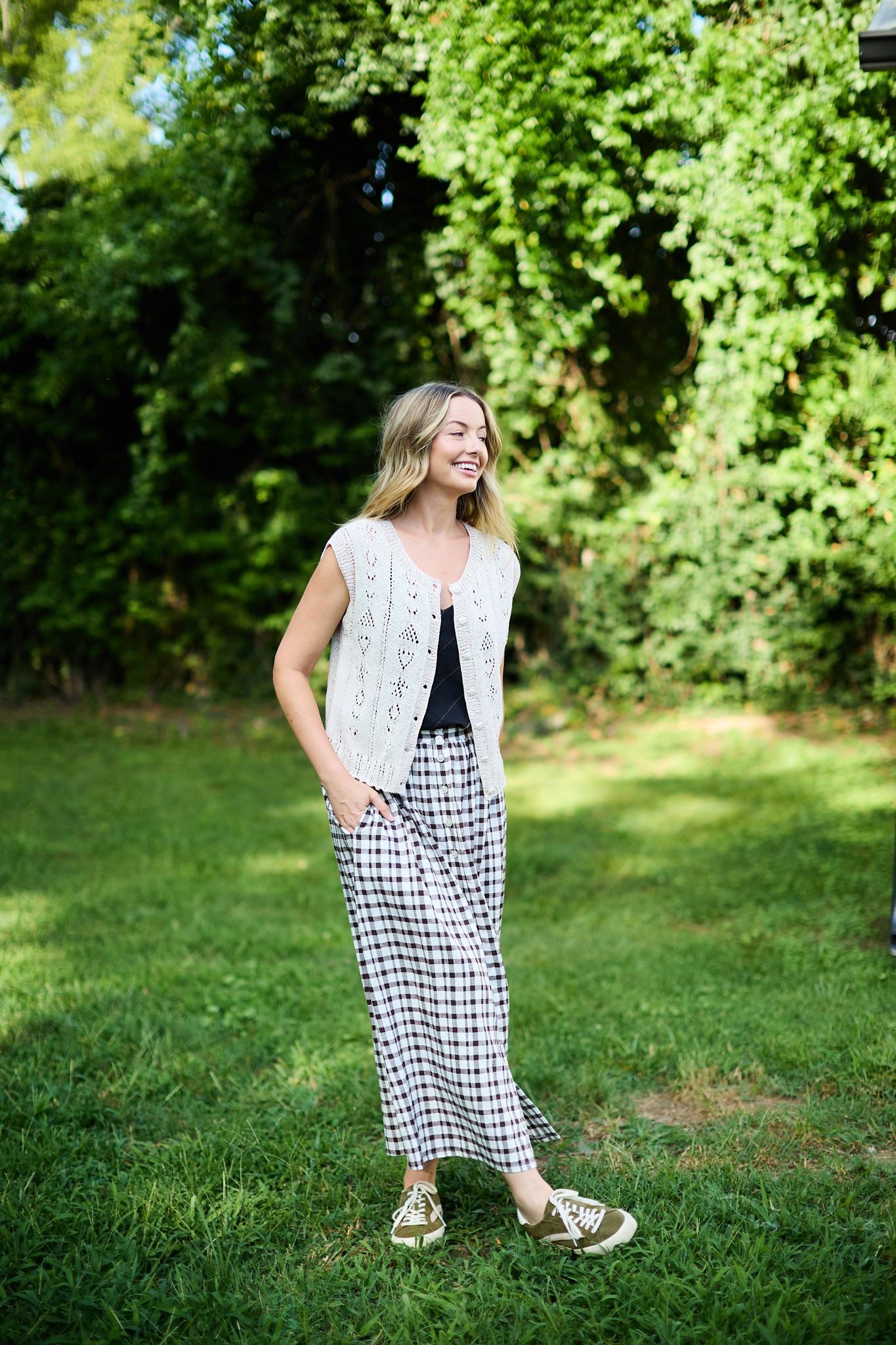 Perry Gathered Midi Skirt Made to Order