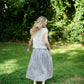 Maria Hand Knit Cotton Vest in Cream