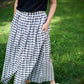 Perry Gathered Midi Skirt Made to Order