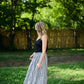 Perry Gathered Midi Skirt Made to Order