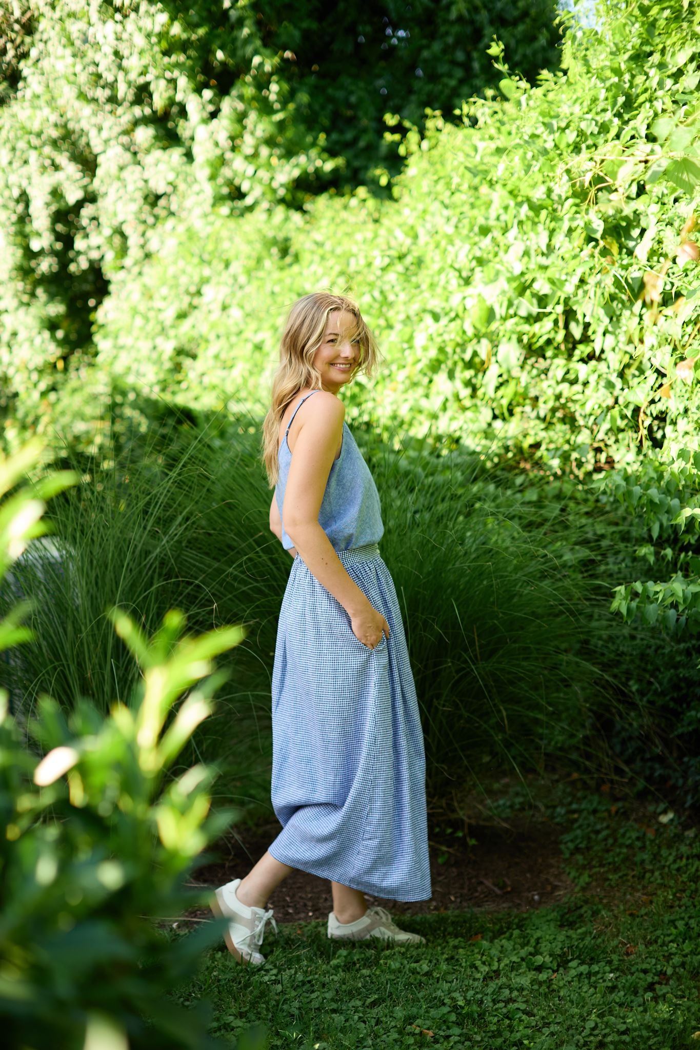 Perry Gathered Midi Skirt Made to Order