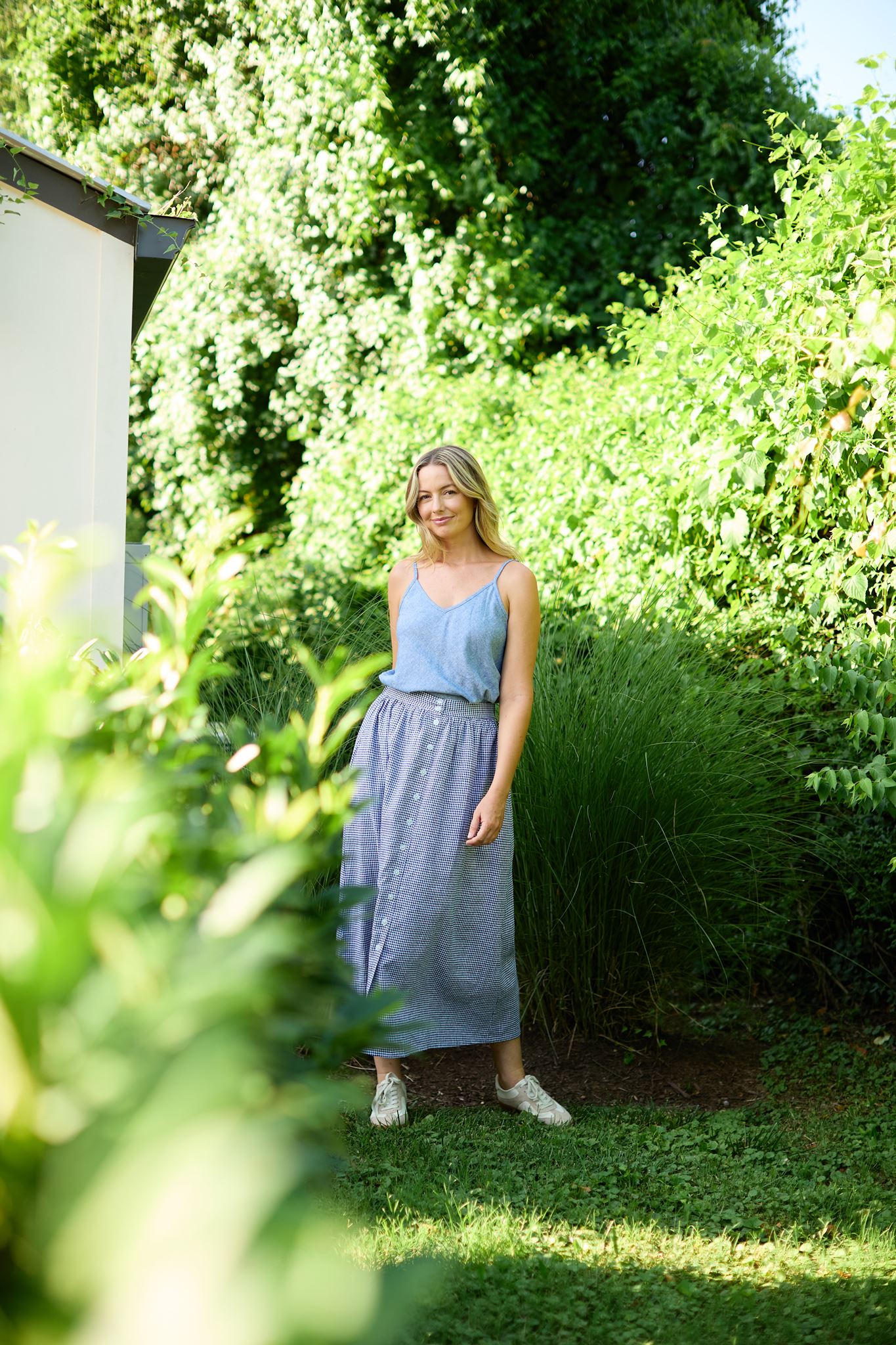 Perry Gathered Midi Skirt Made to Order