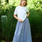 Perry Gathered Midi Skirt Made to Order