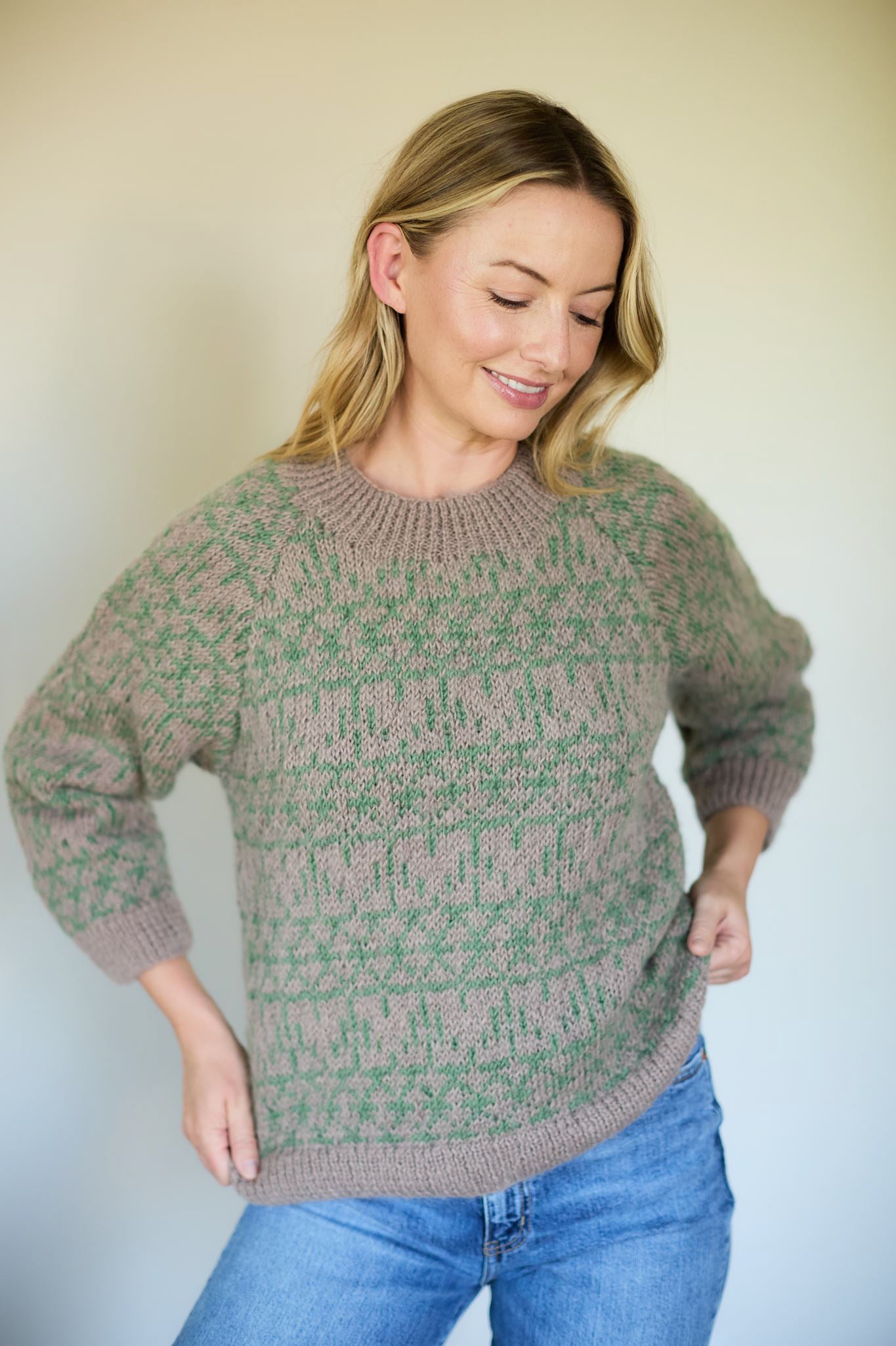 Violet Wool Pullover Made to Order