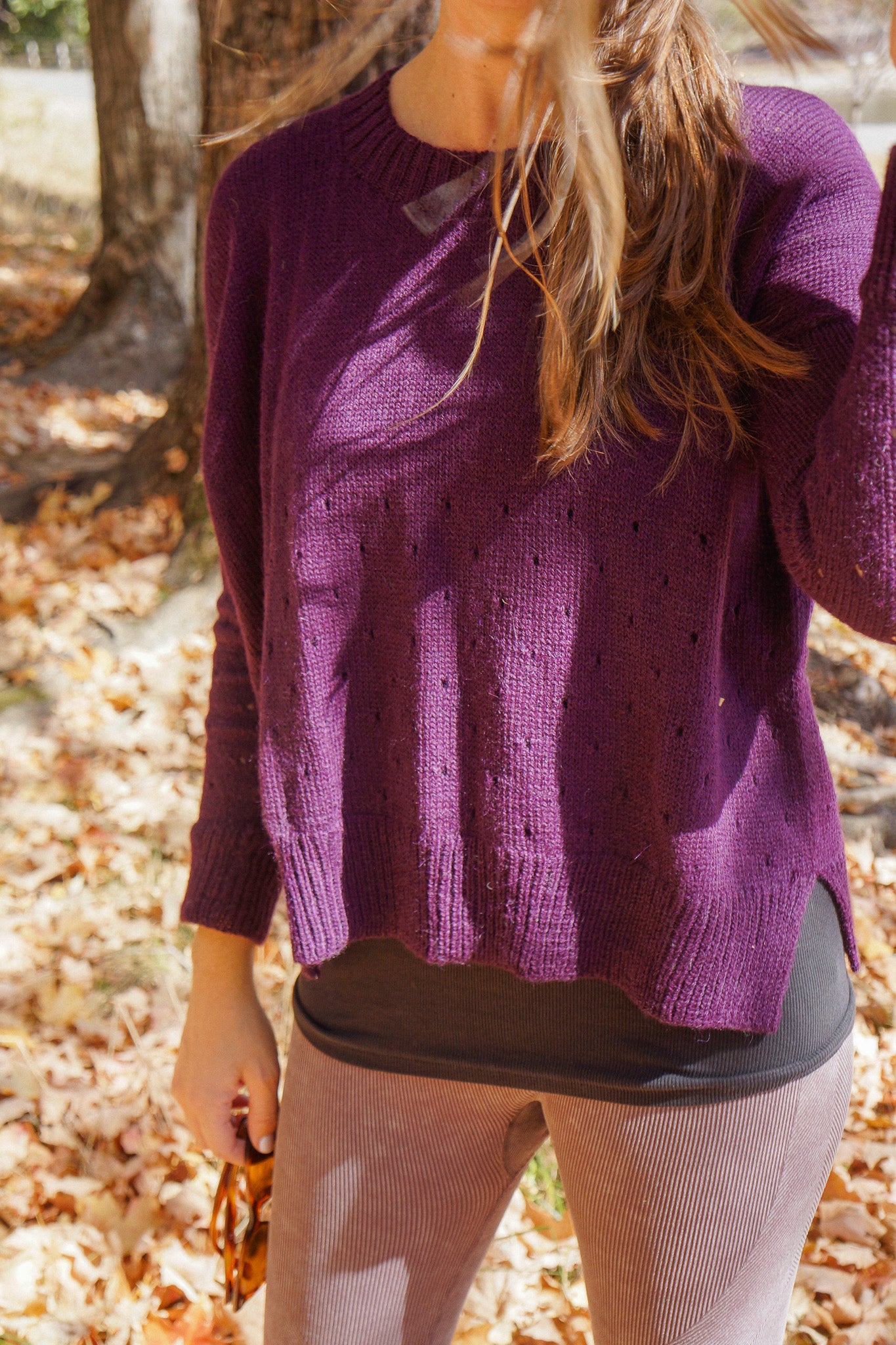 Baby Alpaca Pullover Sweater in Rust Made to Order