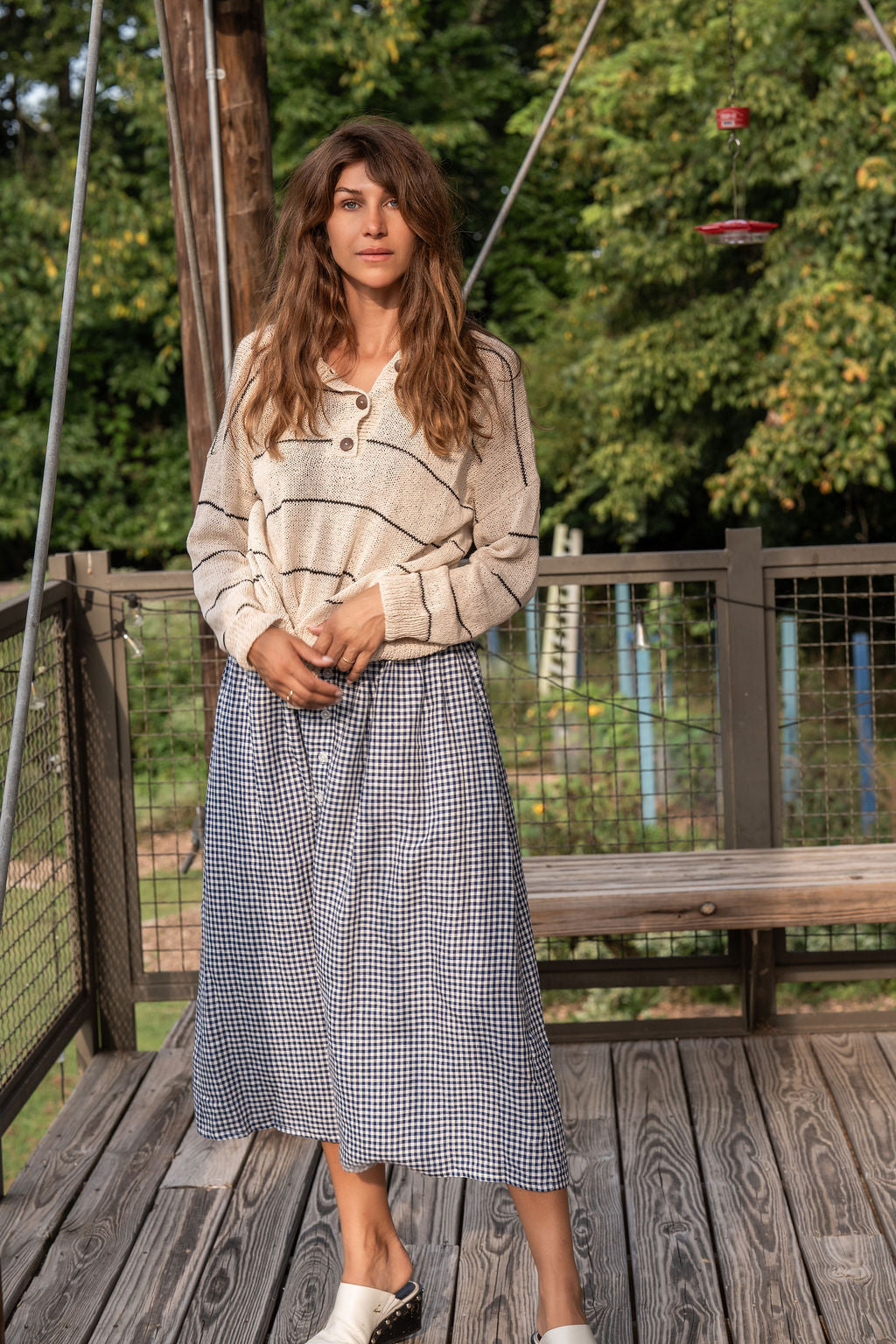 Perry Gathered Midi Skirt - 5 Prints Options