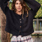 Betty Mohair Cardigan in Black Made to Order