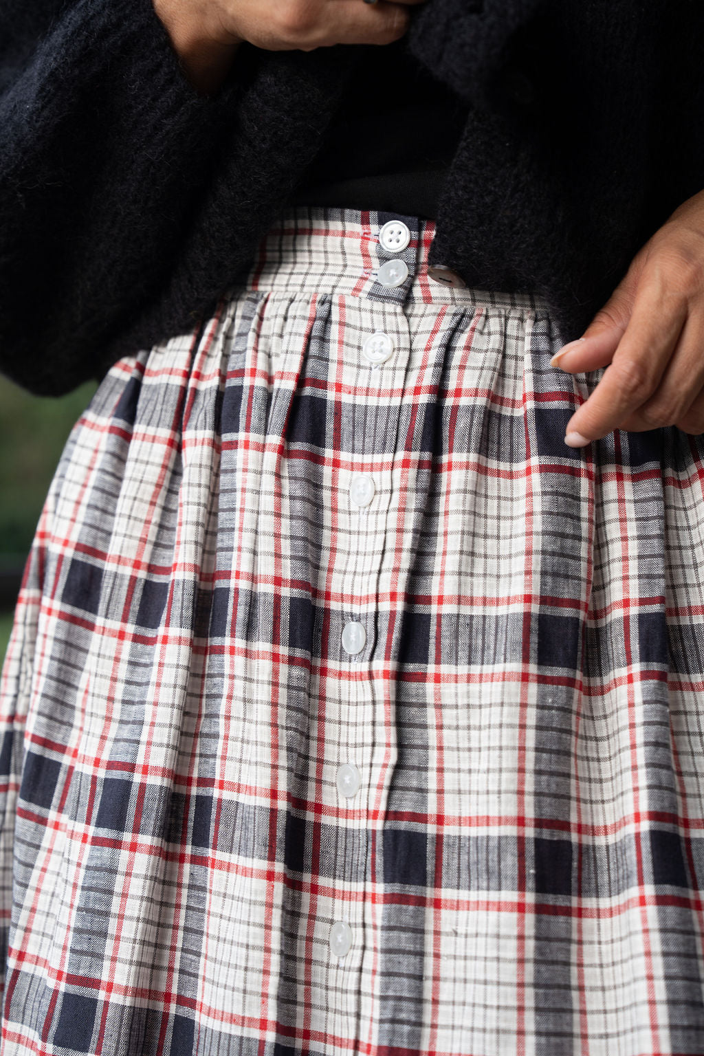 Perry Gathered Midi Skirt - 5 Prints Options